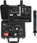 Lekufee Waterproof Hard Case Compatible with GoPro Hero Cameras