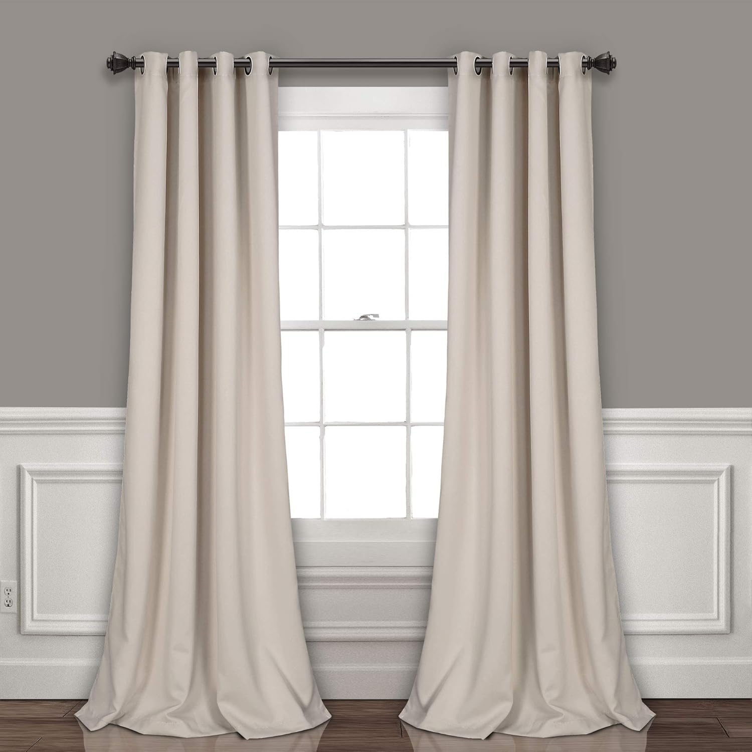 Lush Decor Insulated Grommet Blackout Curtains for Home