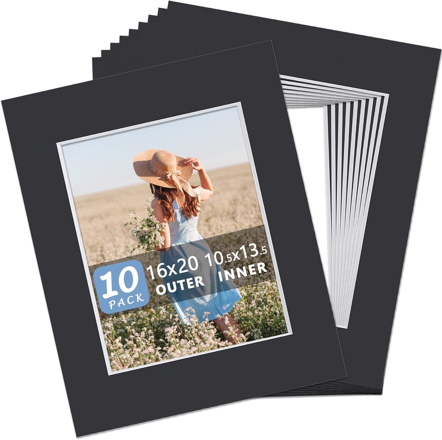 Somime 10 Pack Picture Mats 16x20 for 11x14 Photos Review