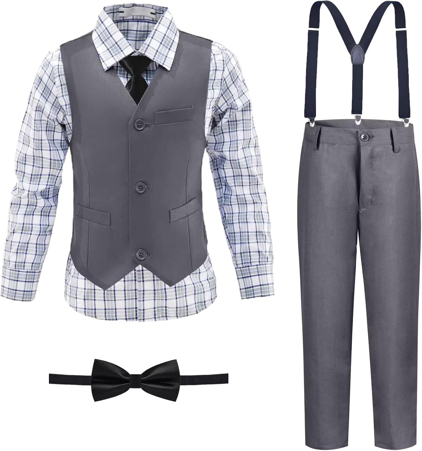 Boys' Suit Kids Formal Tuxedo Suits for Weddings and Events