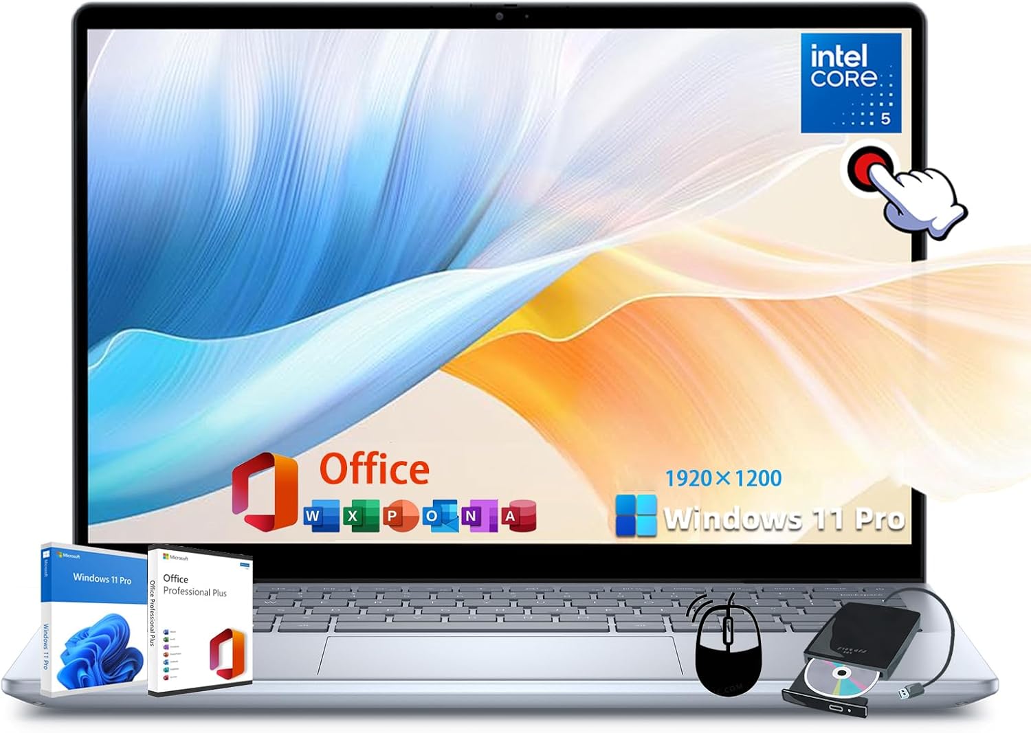 Dell Inspiron 14 2-in-1 Touchscreen Laptop for Students and Business