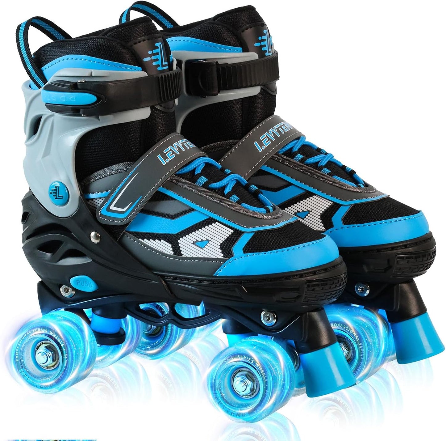 Adjustable Roller Skates for Kids with Light Up Wheels