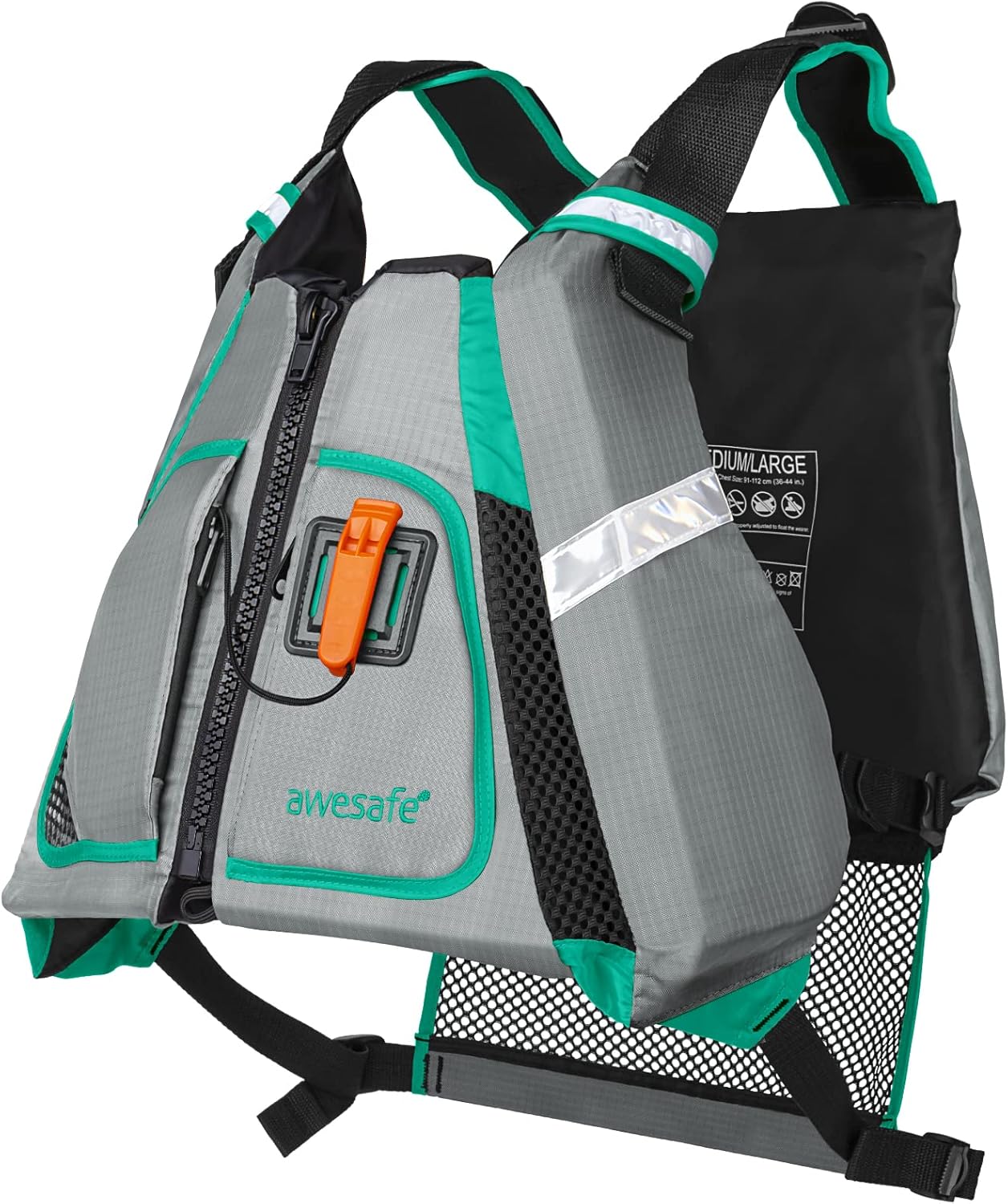 awesafe Adult Watersport Universal Vest for Safe Boating Fun