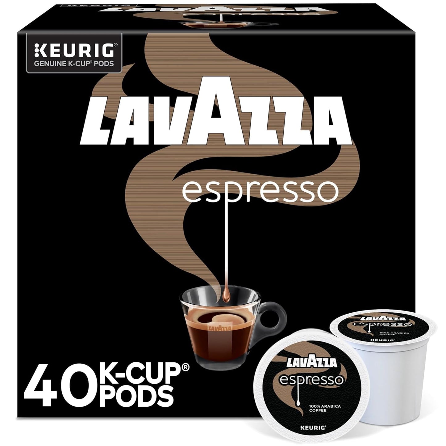 Lavazza Espresso Single-Serve K-Cup Pods for Rich Medium Roast