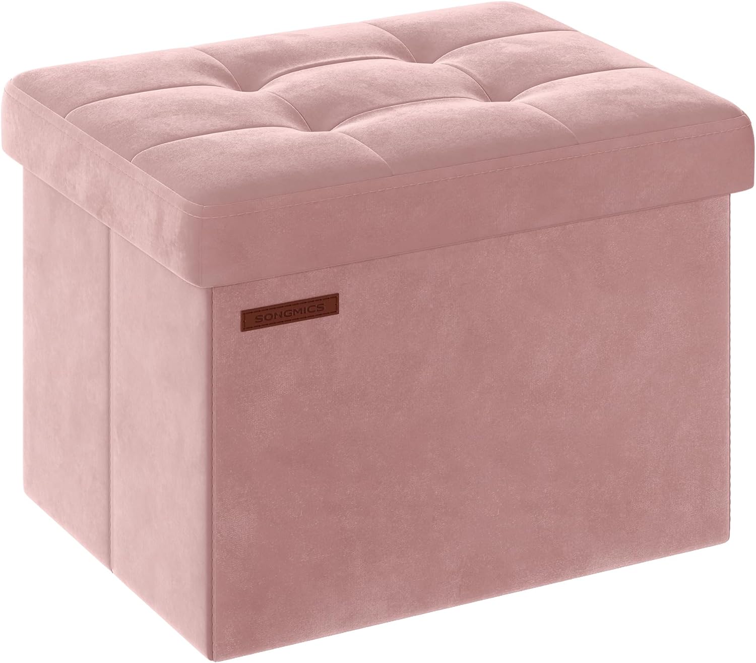 SONGMICS Storage Ottoman: Elegant Foot Rest with Extra Storage
