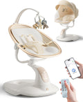Baby Swing for Infants to Toddler White - Electric Swing with 180