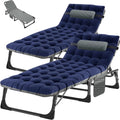 ABORON Heavy Duty Tanning Chair 2PK - Folding 5-Gear Lounge