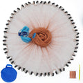 3 ft to 10 ft Radius Cast Net for Bait - Fast Sink Tire Line Options