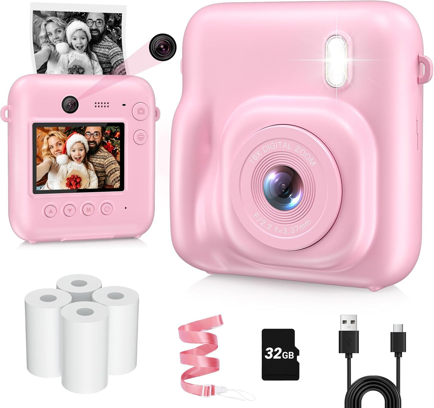 Instant Print Kids Camera - Capture Magical Moments!