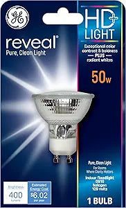 GE Reveal Indoor Floodlight Bulb - Bright HD Light for Home