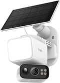 Tapo 2K Dimmable Floodlight Pan/Tilt Solar Security Camera - Bright