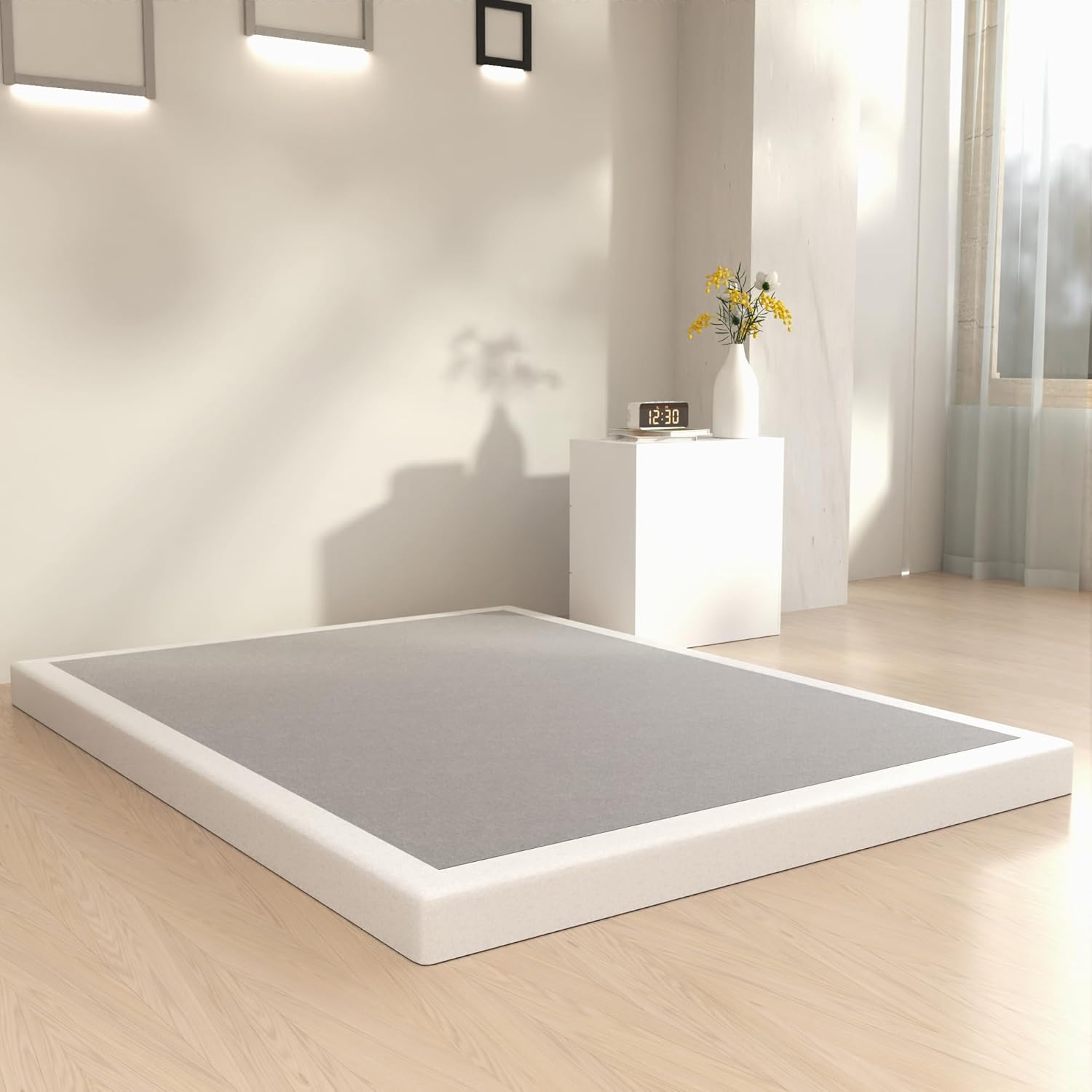 3 Inch Box Spring King Size for Heavy Duty Mattress Support