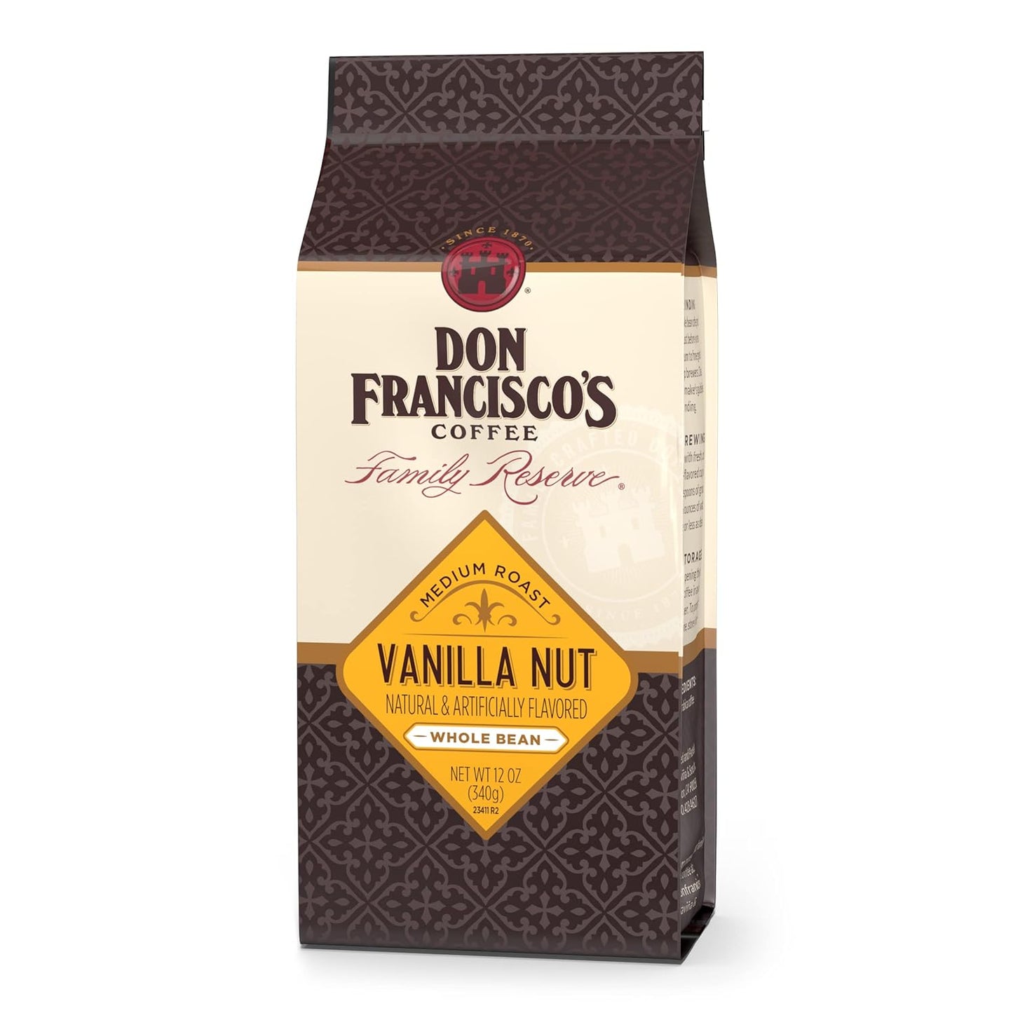Don Francisco's Vanilla Nut Whole Bean Coffee - 12 oz Boost