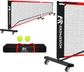 22FT Pickleball Net with Wheels and Carry Bag - Regulation Outdoor Set