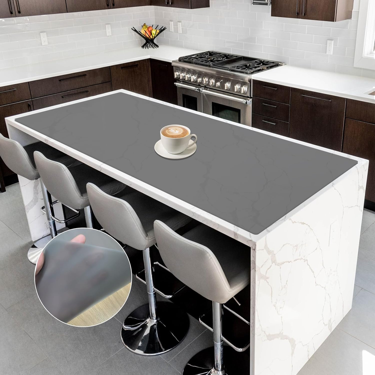 Large Heat Resistant Silicone Mats for Kitchen Counter Protection