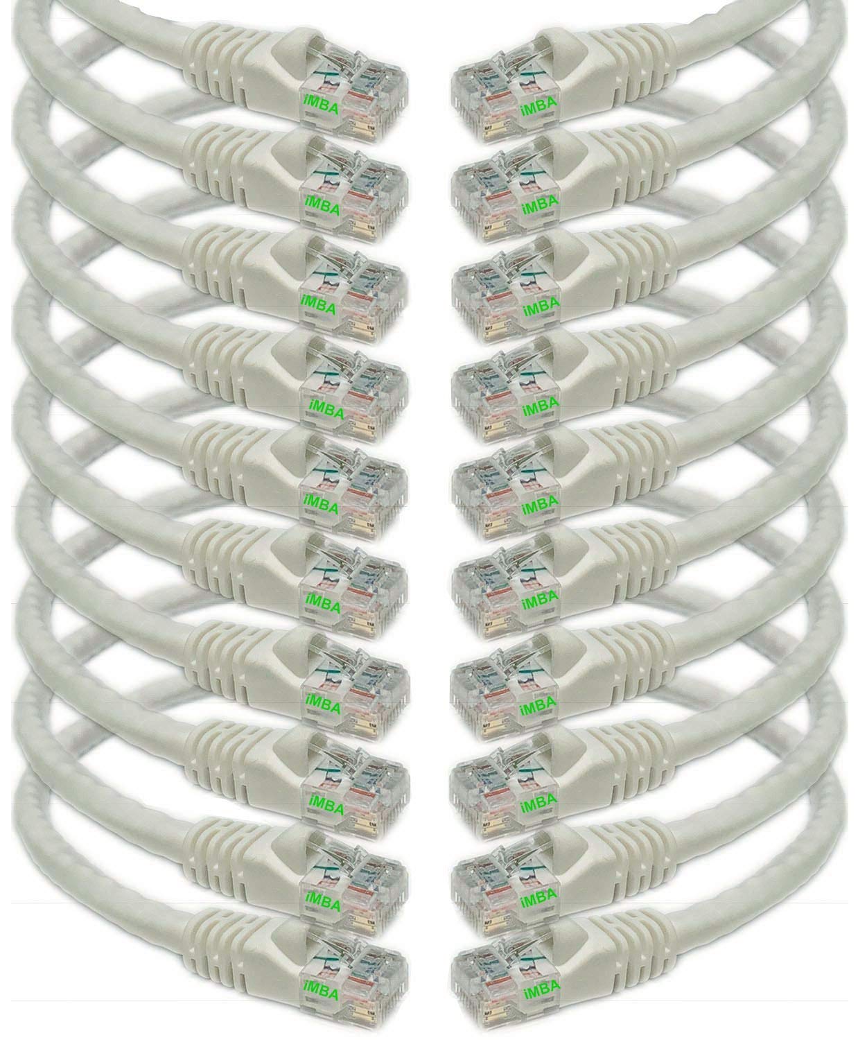 iMBAPrice Cat6 Ethernet Patch Cable 25 Feet for Gaming and More