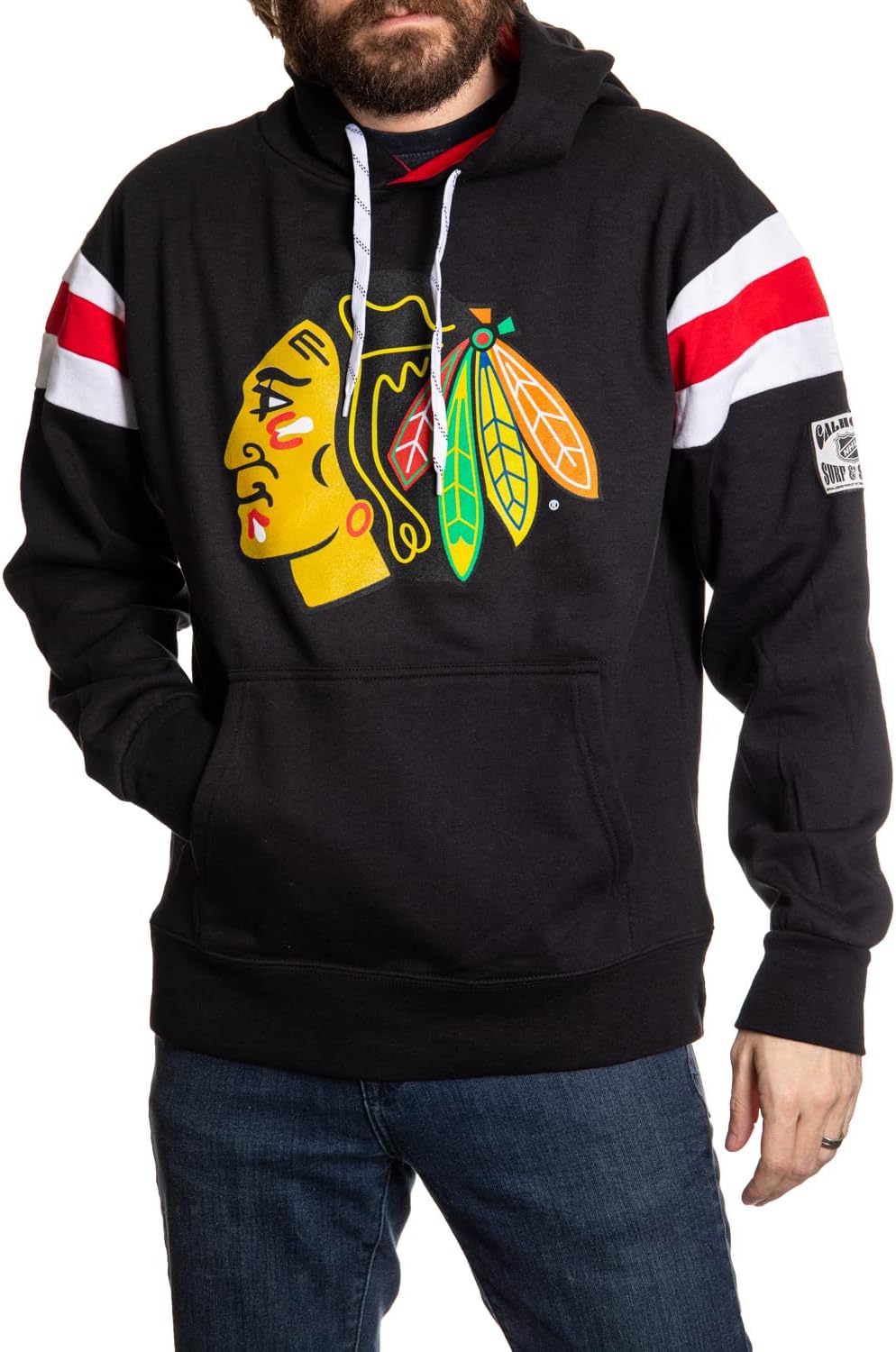 Calhoun NHL Surf & Skate Retro Pullover Hoodie for Fans