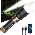 SKYFIRE LED Flashlight High Lumens 2000lm - Rechargeable Zoomable