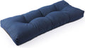 48x16x4 in Navy Bench Cushion - LokGrip Memory Foam Seat Pad