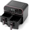 8 QT Large Air Fryer Dual Basket Airfryer - Cook Two Dishes at Once