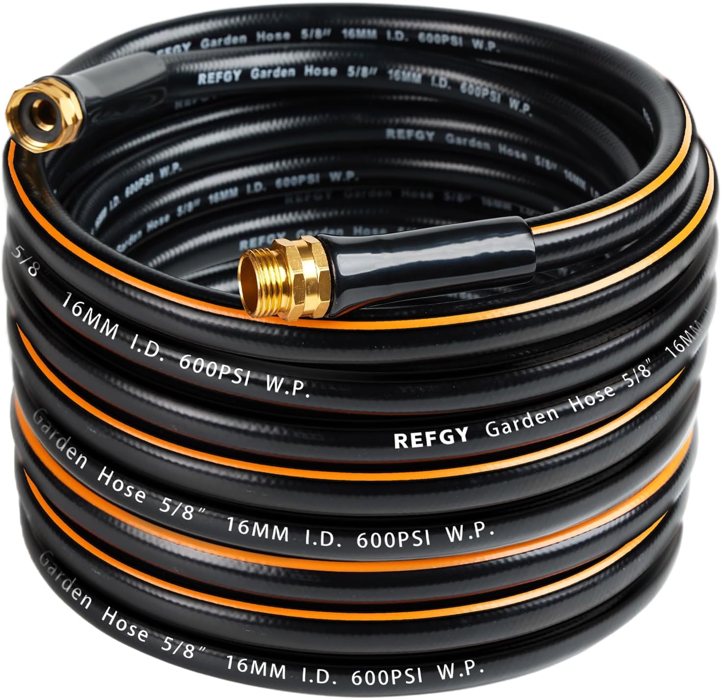 Heavy Duty Garden Hose 50 ft - Kink Resistant & Flexible Design