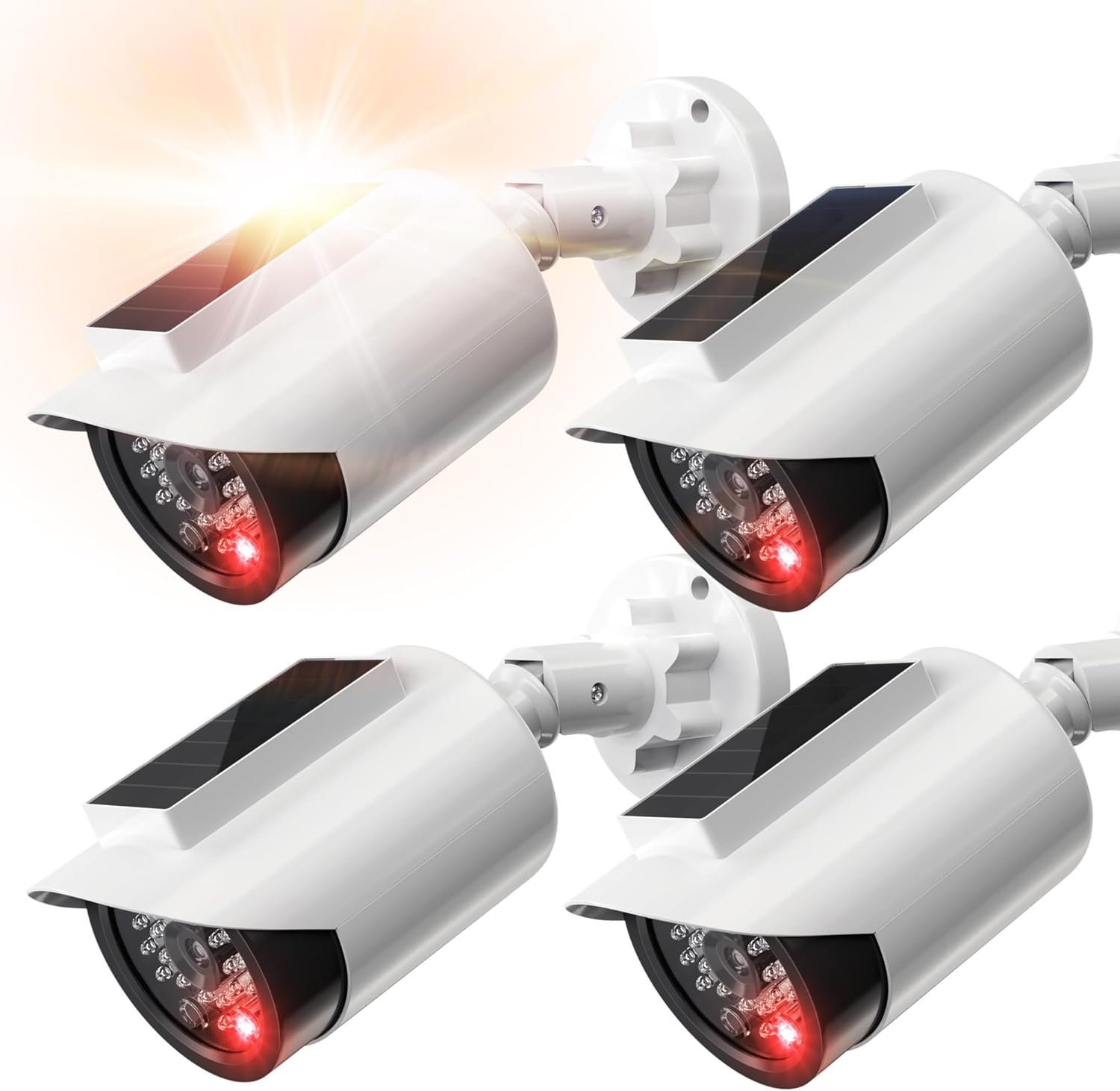 BNT Solar Powered Fake Security Camera for Outdoor Safety Alert