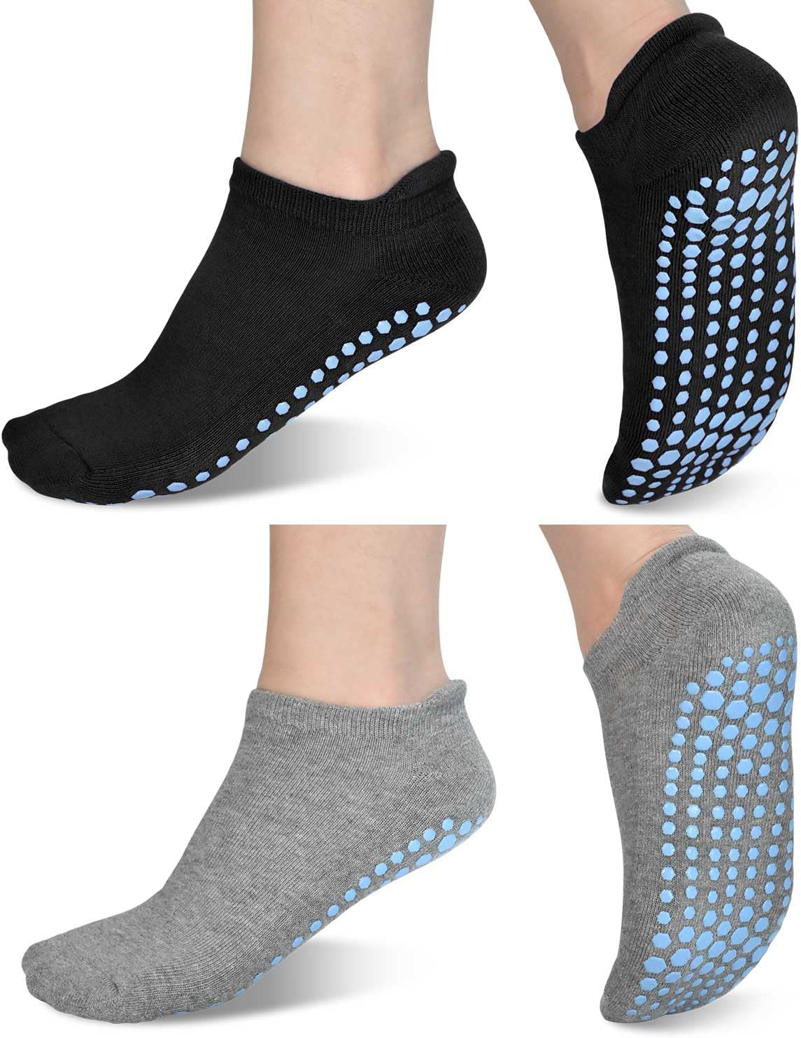 Non-Slip Pilates Socks for Yoga & Dance - ELUTONG