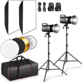 NEEWER S102 400W PRO Flash Lighting Kit (2 Pack) - Reliable Studio