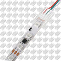3 Pin 10mm Solderless LED Strip Connectors - 100 Pack for RGB Lighting