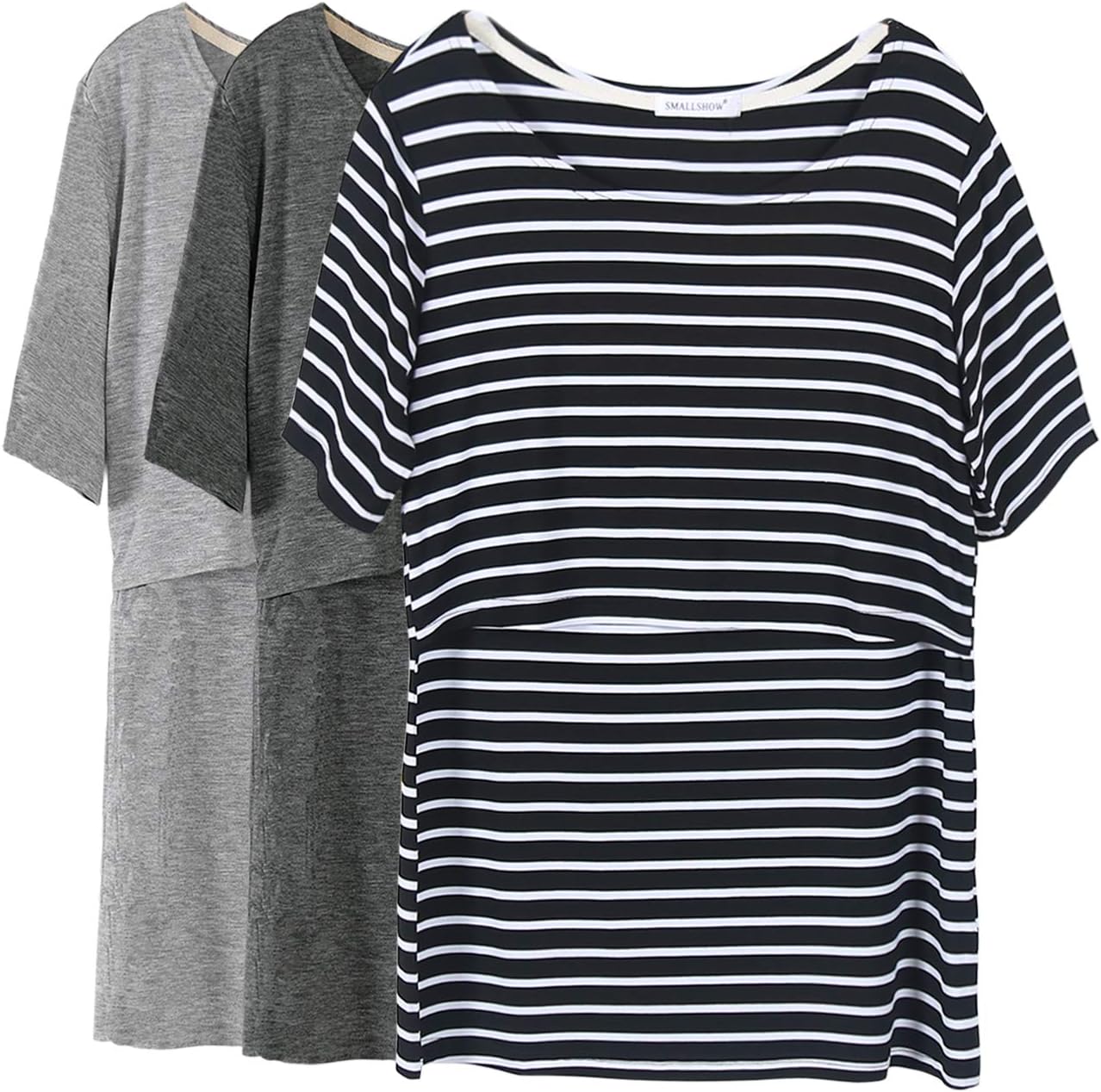 Smallshow Women's Maternity Nursing Tops for Comfortable Feeding
