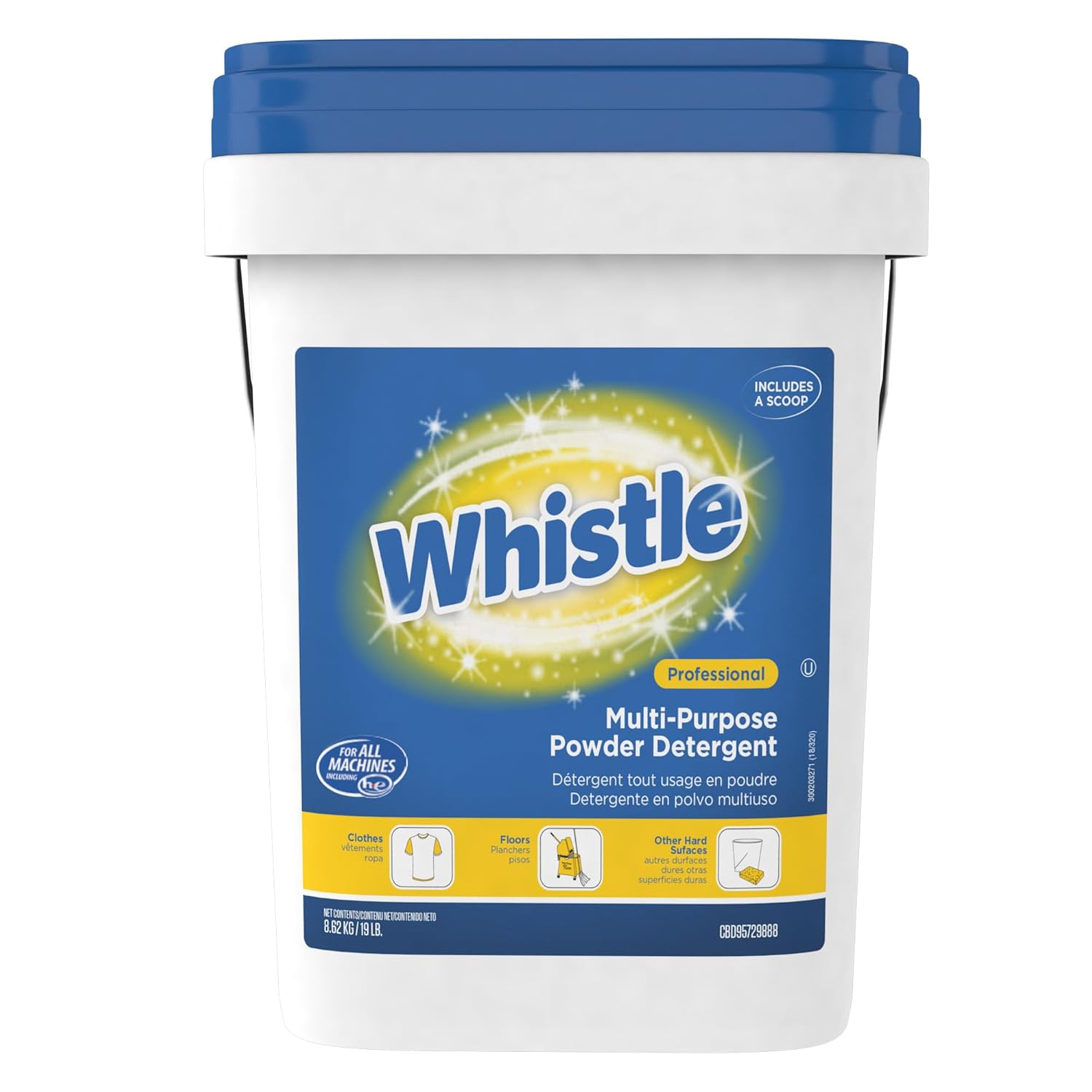 Diversey Whistle Citrus Powder Detergent - 19lb