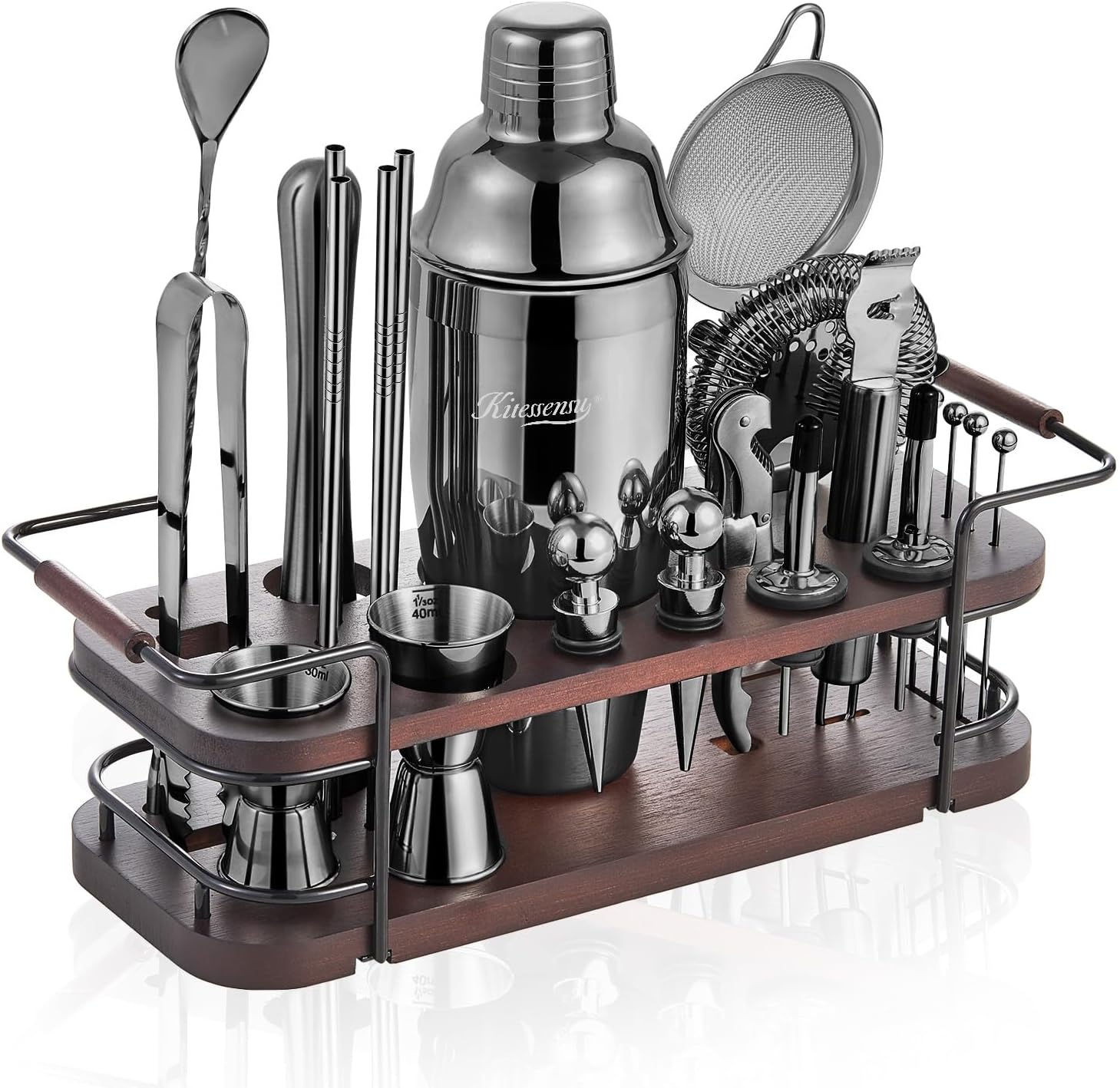 KITESSENSU Cocktail Shaker Set Bartender Kit for Home Mixology