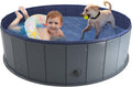 Niubya Foldable Dog Pool 48 x 12 in - Portable Collapsible Pet Bath