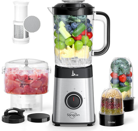 Sangcon 5-in-1 Blender: Blend, Chop & Grind with Ease!