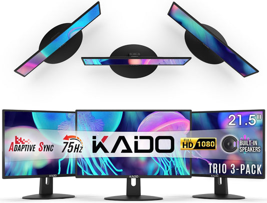 Immerse in Productivity & Entertainment with Kado Triple Monitors