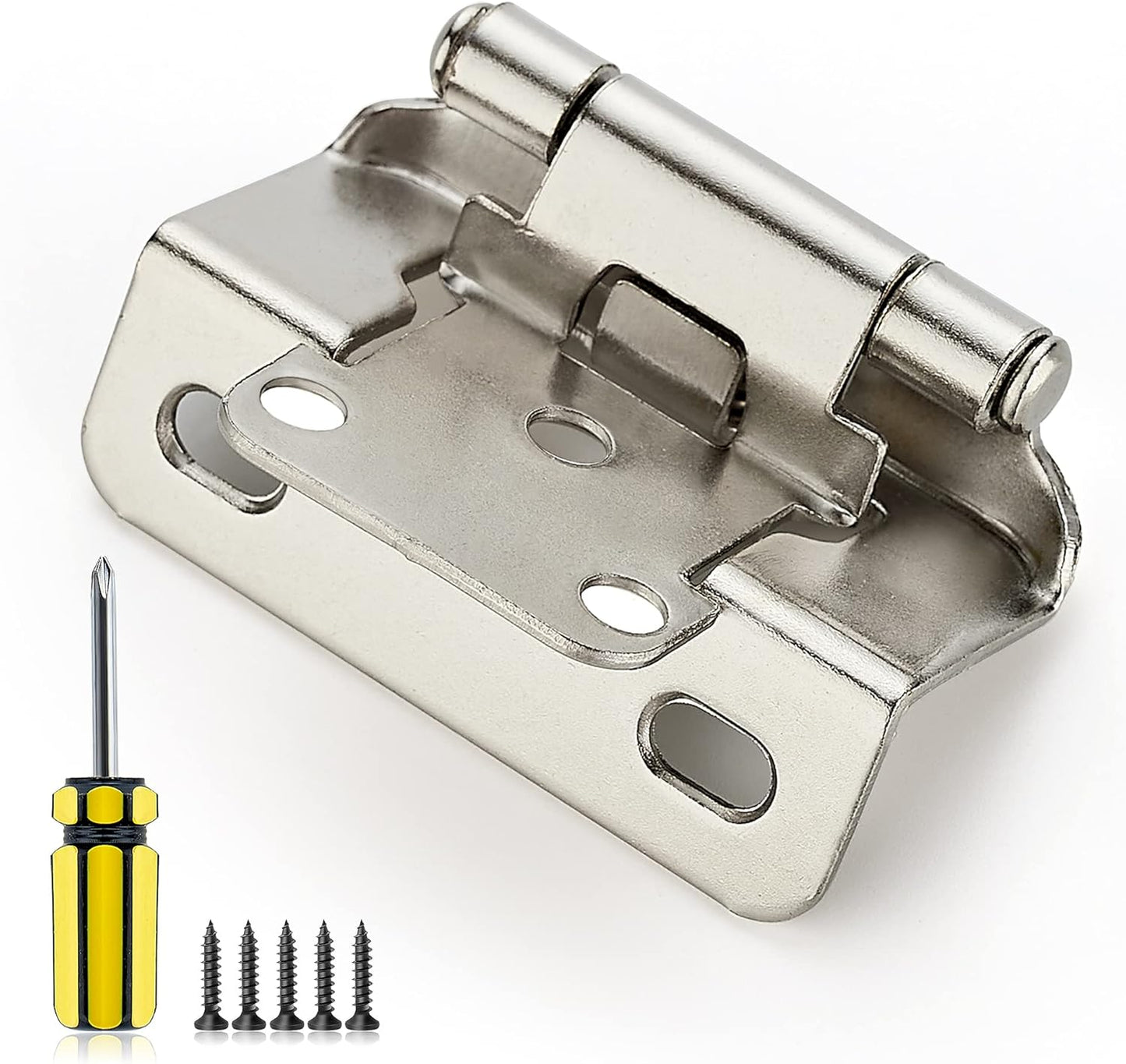 Self Closing Kitchen Cabinet Hinges 30 Pack for Easy Installation