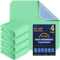24 x 24 Extra Heavy Absorbency Washable Underpads - 4 Pack