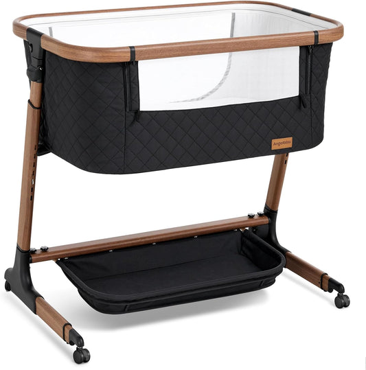 Electric Smart Baby Bassinet with Rocking Speeds & Soothing Sounds