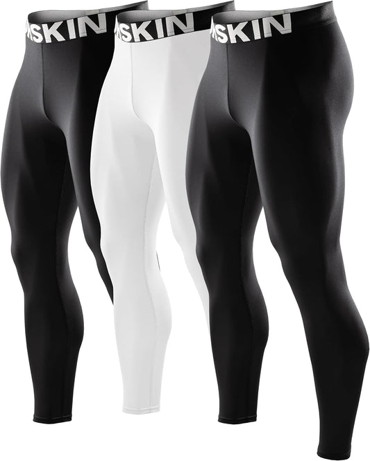 DRSKIN Men's Thermal Compression Pants for Winter Workouts