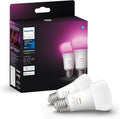 Philips Hue Smart 60W A19 LED Bulb 2-Pack - Color Changing