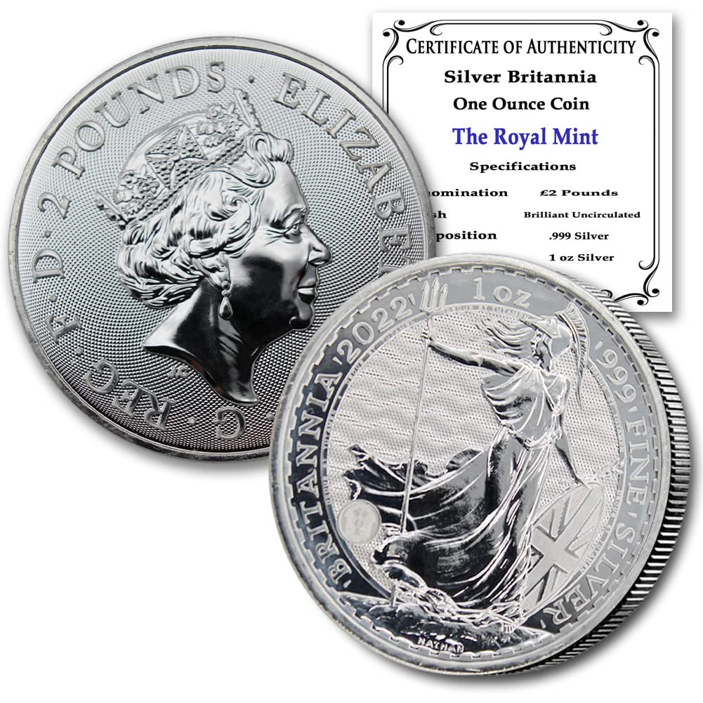 2022 1 oz Silver Britannia Coin Brilliant Uncirculated Review