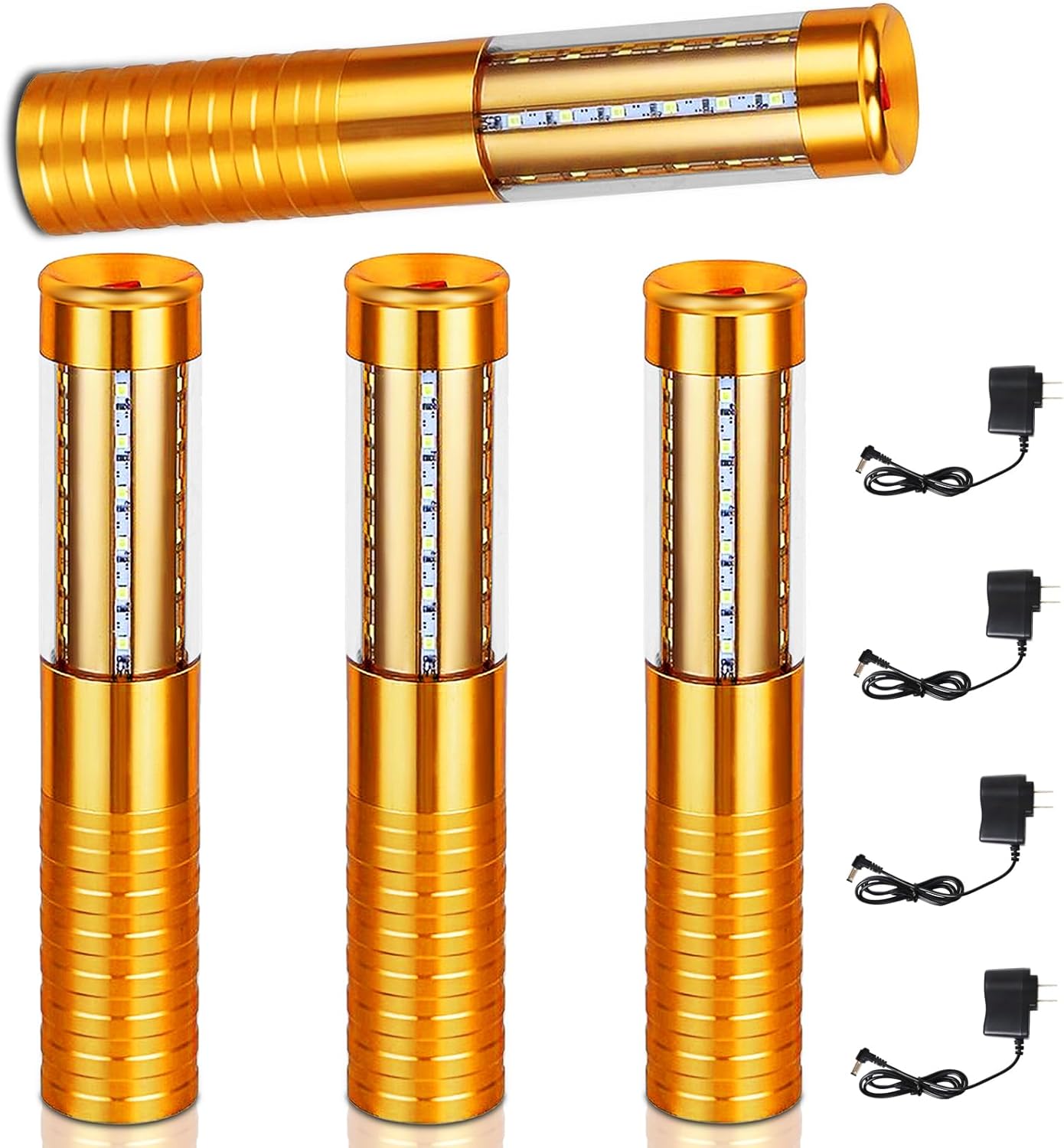 4 PCS LED Strobe Baton Lights for Parties and Events