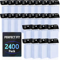 2400 Pack Card Sleeves Perfect Fit Inner Sleeves for Double-Sleeving