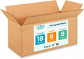 Medium Shipping & Moving Boxes 18x8x8 in (10-Pack) - Extra Strength