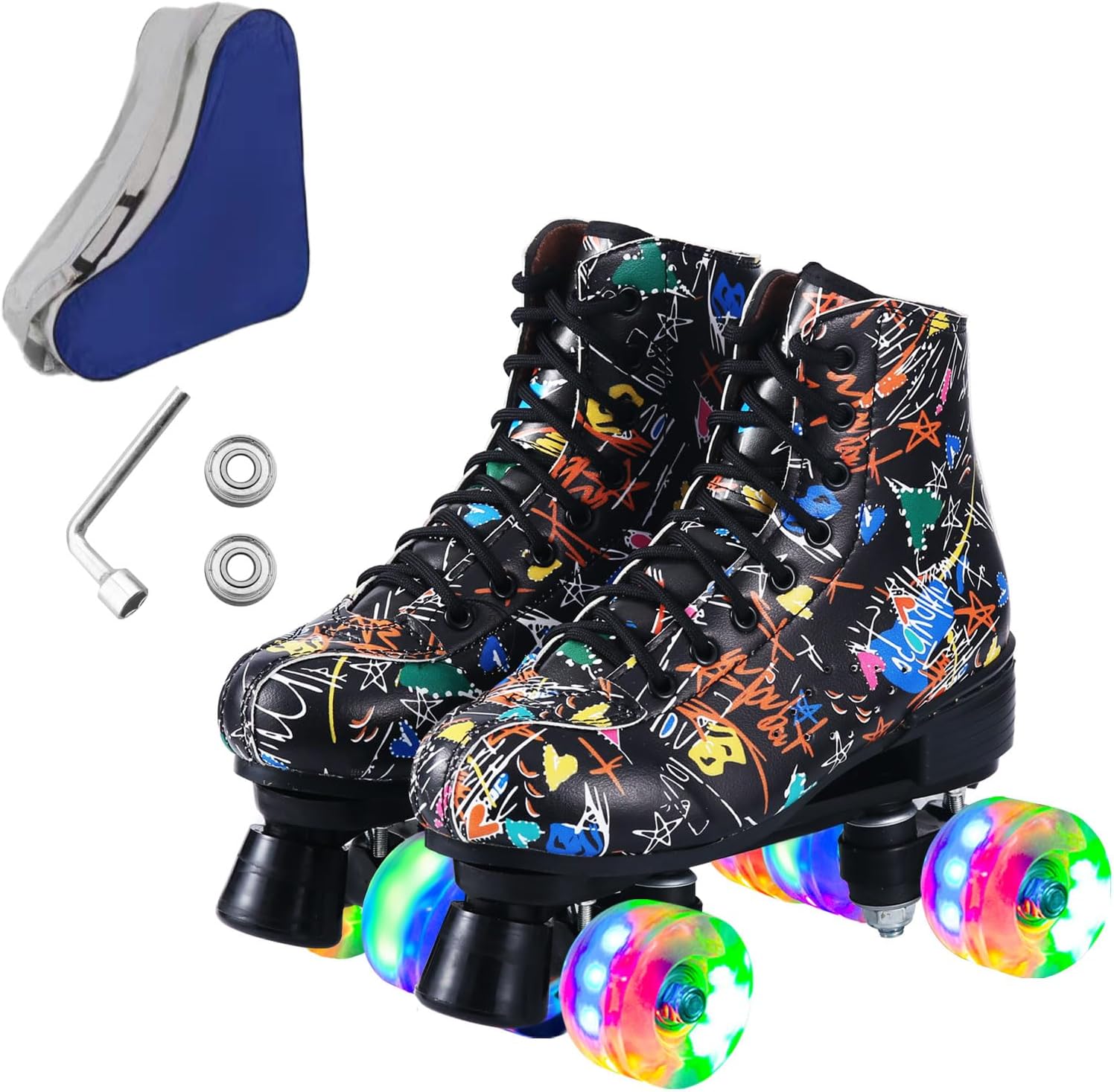 Roller Skates for Men and Women - Classic Double-Row Design