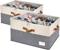 Shoe Organizer for Closet with Clear Cover and Handles