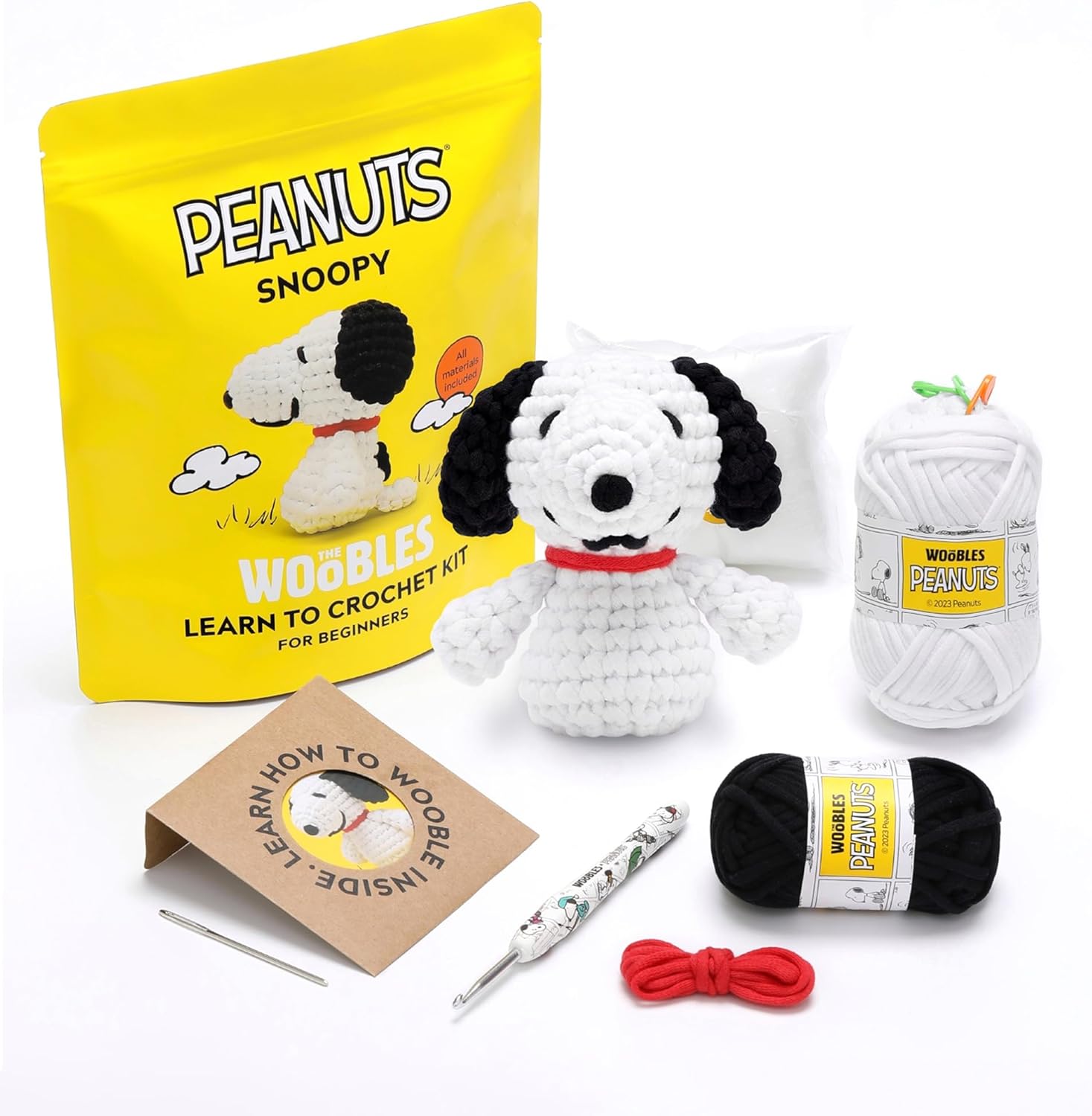 Snoopy Crochet Kit for Beginners with Easy Peasy Yarn Fun