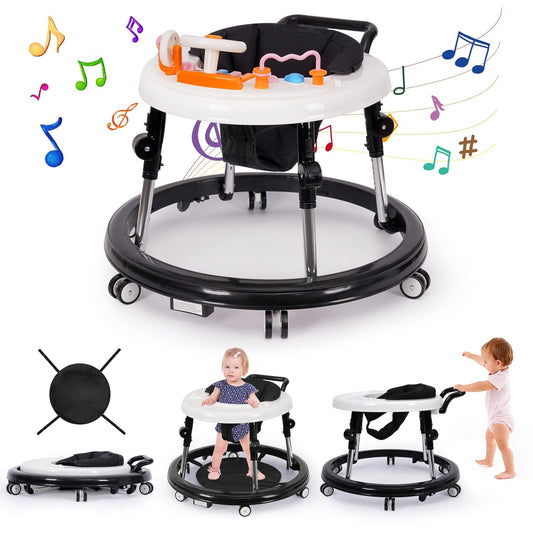 Foldable Baby Walker with Adjustable Heights - NVW