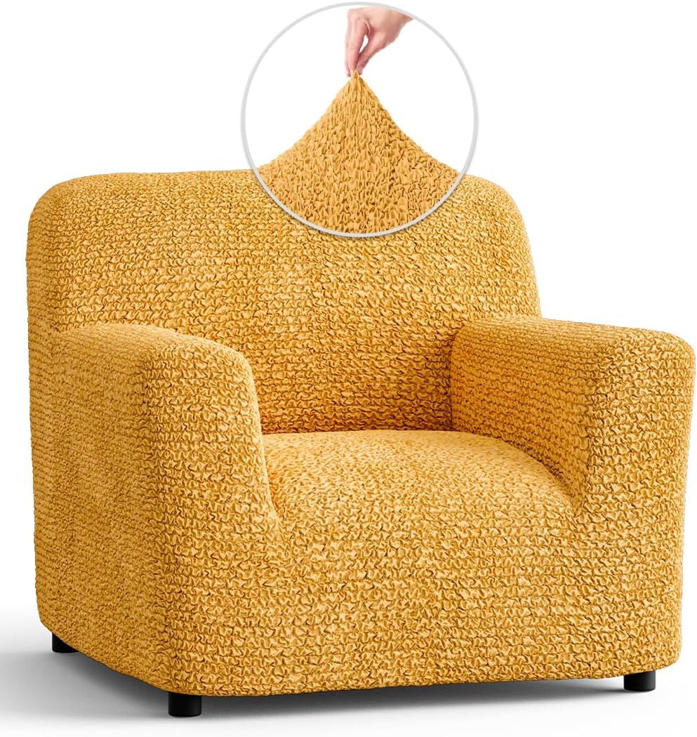 Mango Armchair Cover - Stretch Bi-Elastic Fabric Slipcover