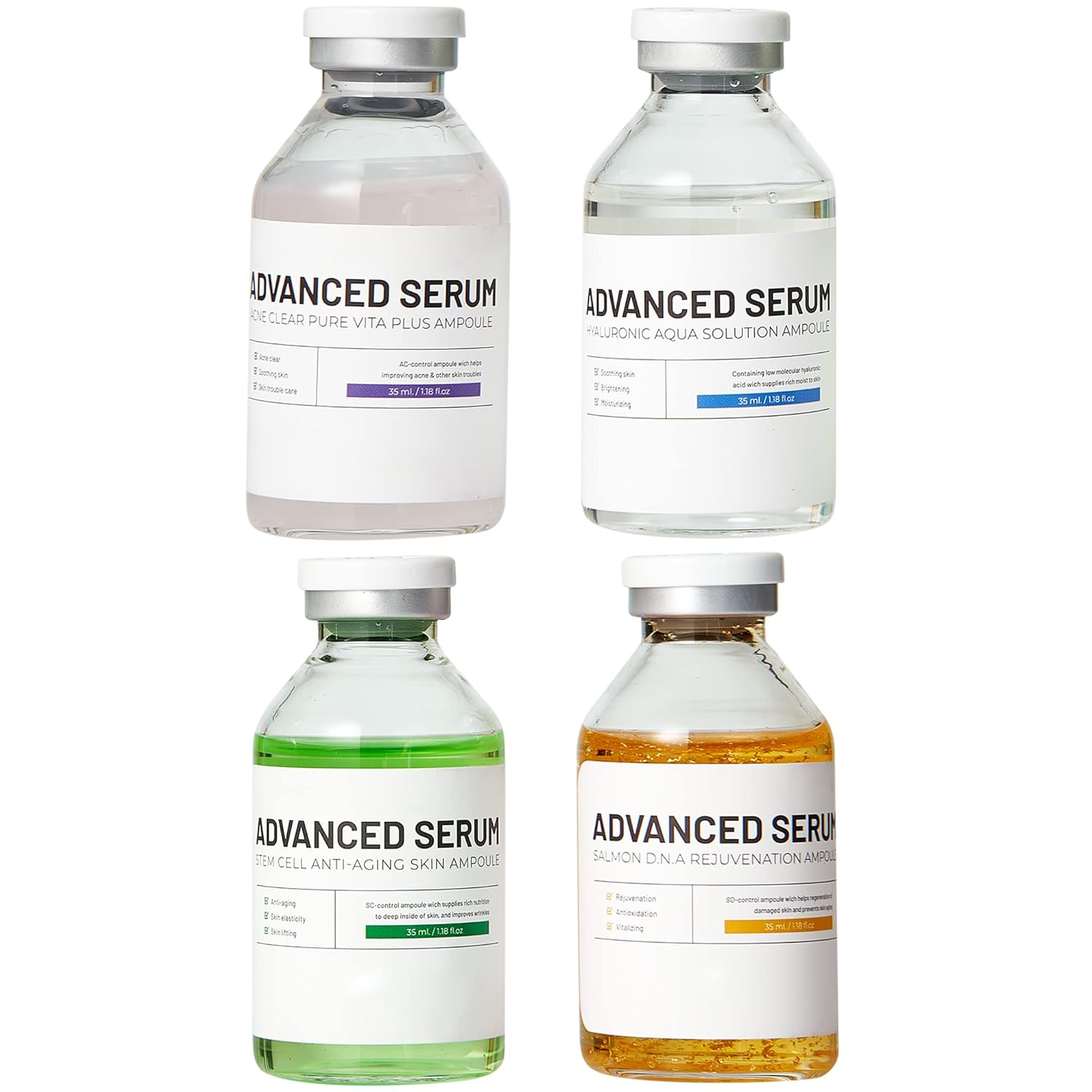 BRUUN Advance Microneedling Serum Kit for Face and Body Care